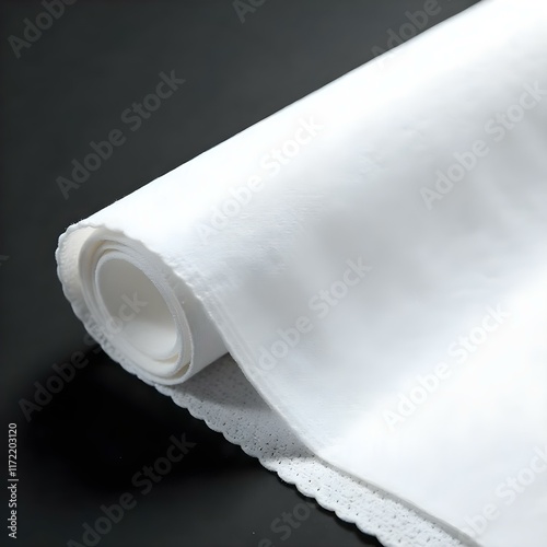 White nonwoven polypropylene fabric texture background