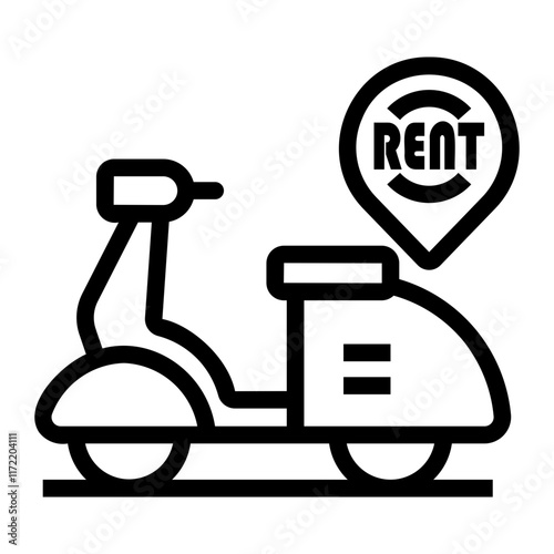 rental Line Icon