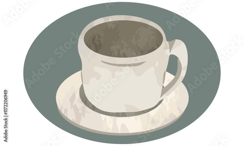 ホットコーヒーのイラスト
