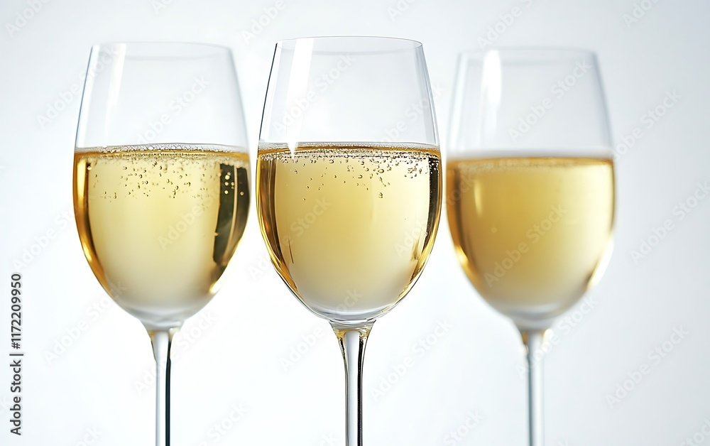 Sparkling wine glasses celebration, party drinks. Sparkling wine glasses celebration, party drinks.