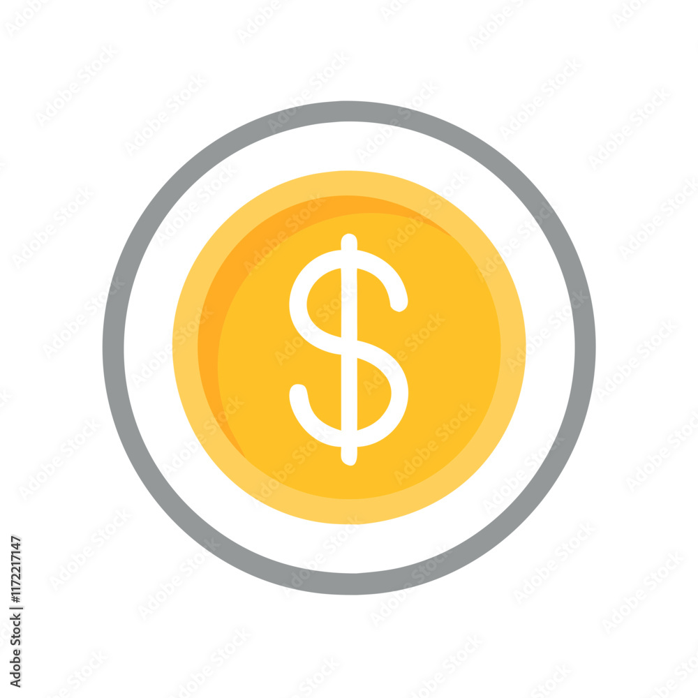 Obraz premium dollar sign icon
