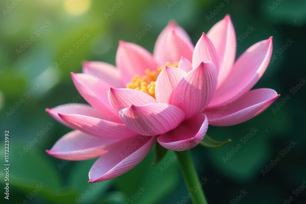 Soft pink petals with fine green stem texture, art, abstract Soft pink petals with fine green stem texture, art, abstract