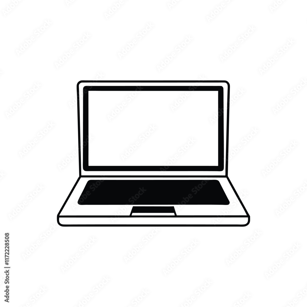 laptop icon vector with white background.eps laptop icon vector with white background.eps