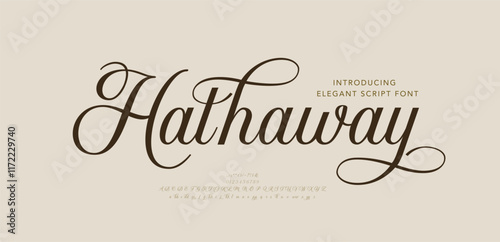 Elegant wedding alphabet font logo classic minimal fashion designs. Typography luxury modern serif letter fonts and number for logos tattoo brand. vector illustration
