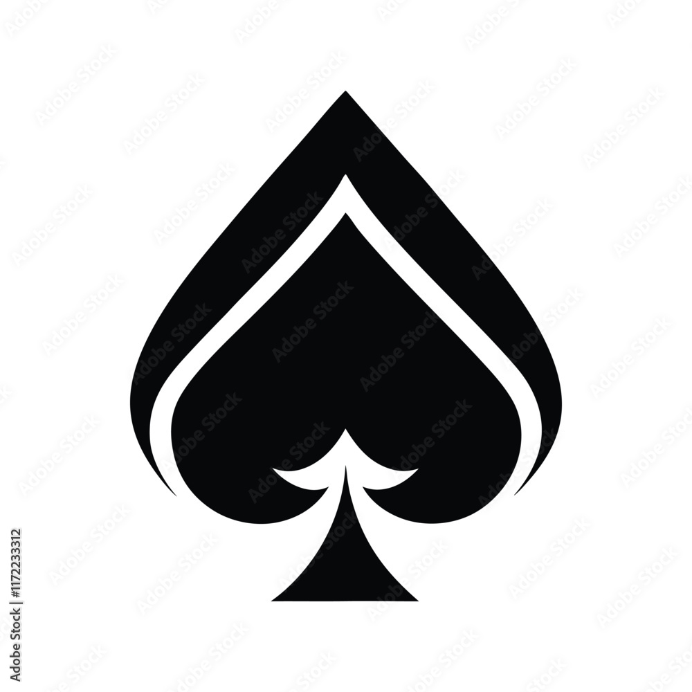 Fototapeta premium playing card logo.eps