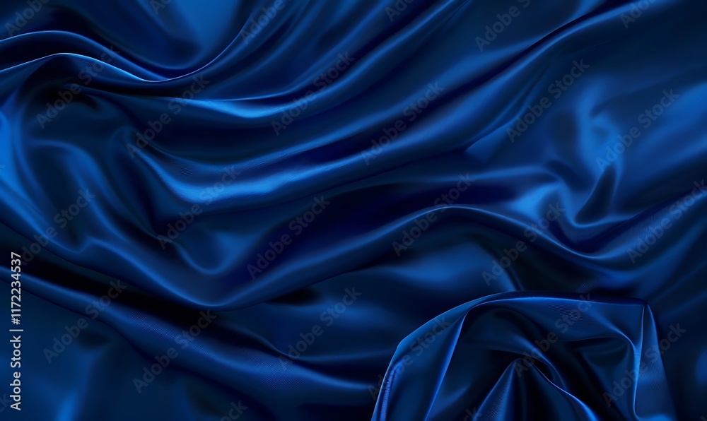 Fototapeta premium A deep, solid midnight blue backdrop, exuding sophistication and perfect for an elegant design