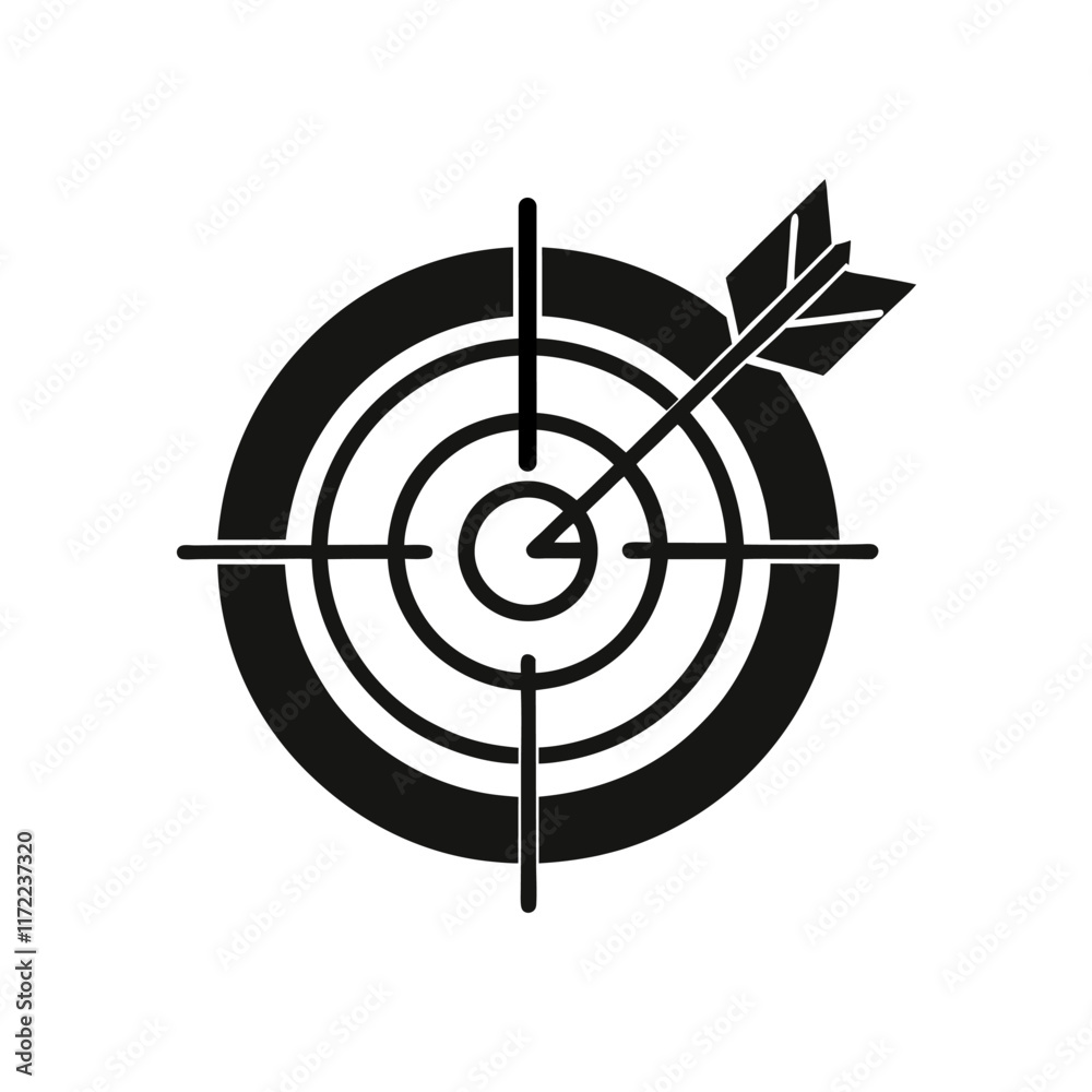 target with arrow in the center.eps target with arrow in the center.eps
