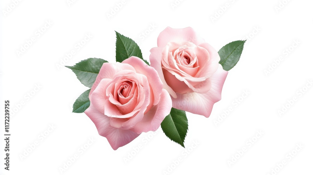 Romantic pink roses floral arrangement nature studio close-up beauty and elegance Romantic pink roses floral arrangement nature studio close-up beauty and elegance