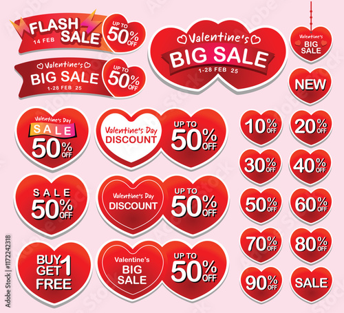 Valentine's discount sale off the tag