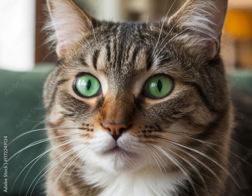 Fototapeta premium close up of cat