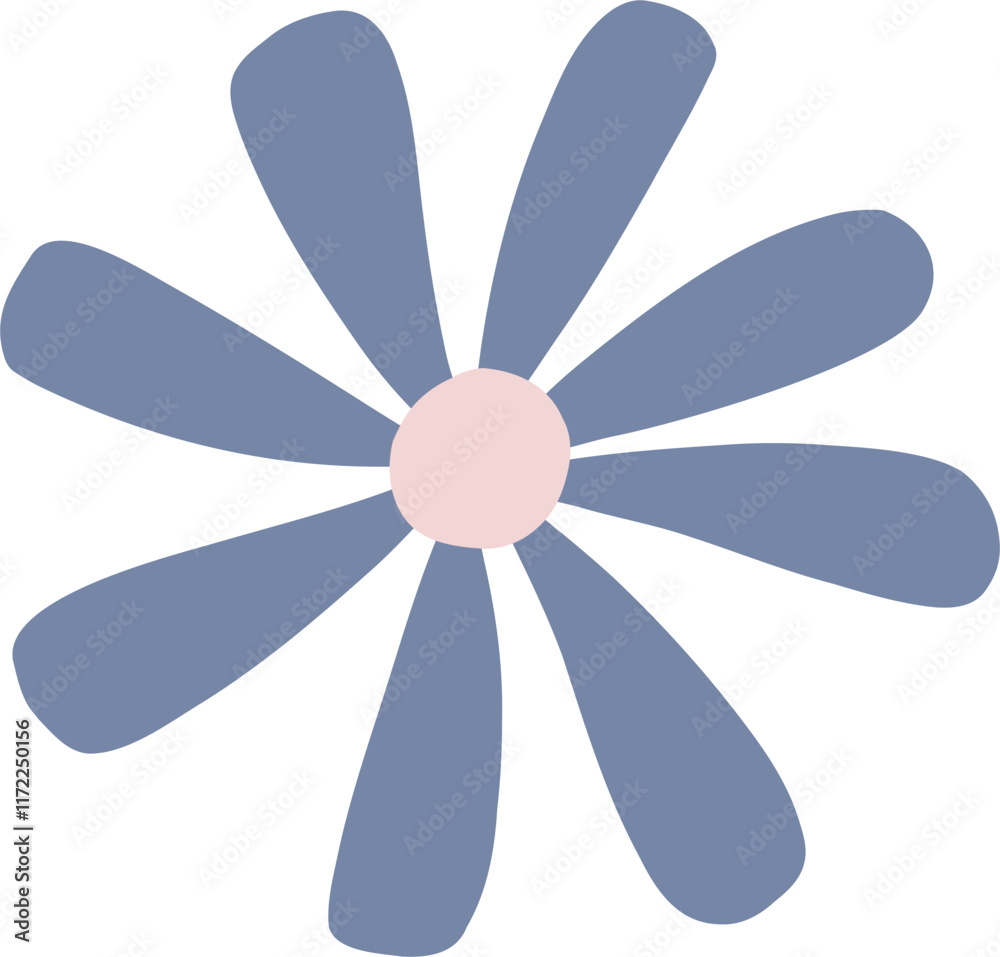Cute flower doodle vector for decoration Cute flower doodle vector for decoration
