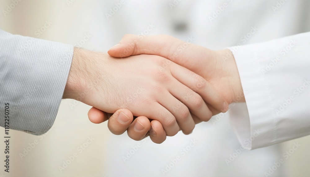 Two hands shaking in a professional setting, symbolizing agreement or partnership. Two hands shaking in a professional setting, symbolizing agreement or partnership.