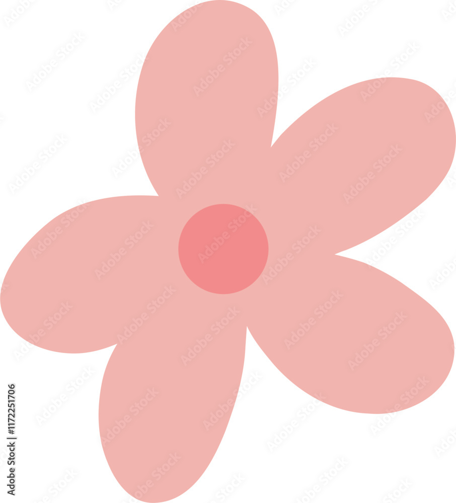 Cute flower doodle vector for decoration Cute flower doodle vector for decoration