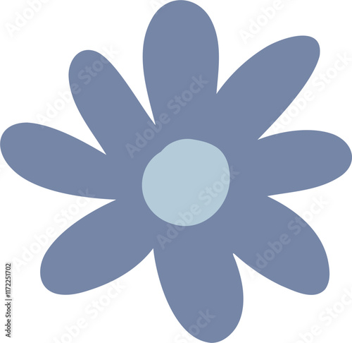Cute flower doodle vector for decoration