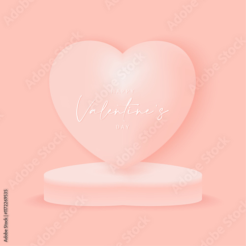pink valentine heart