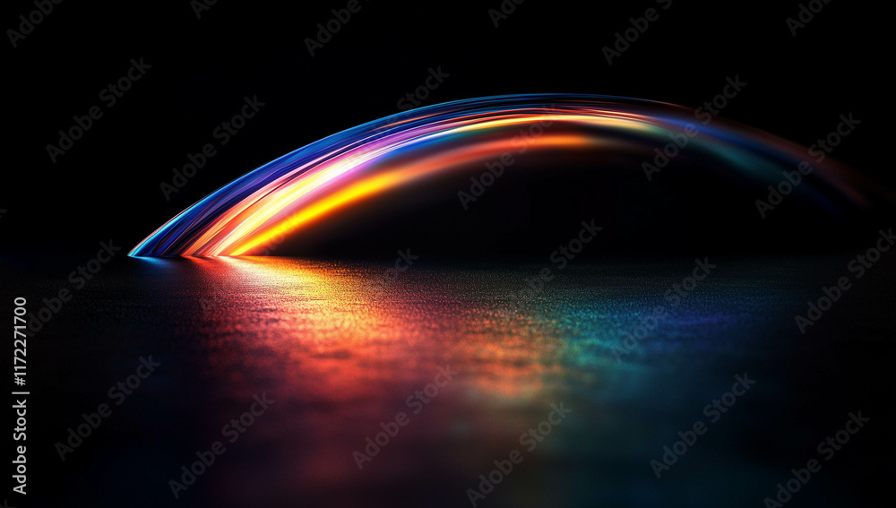 A single curved A single curved