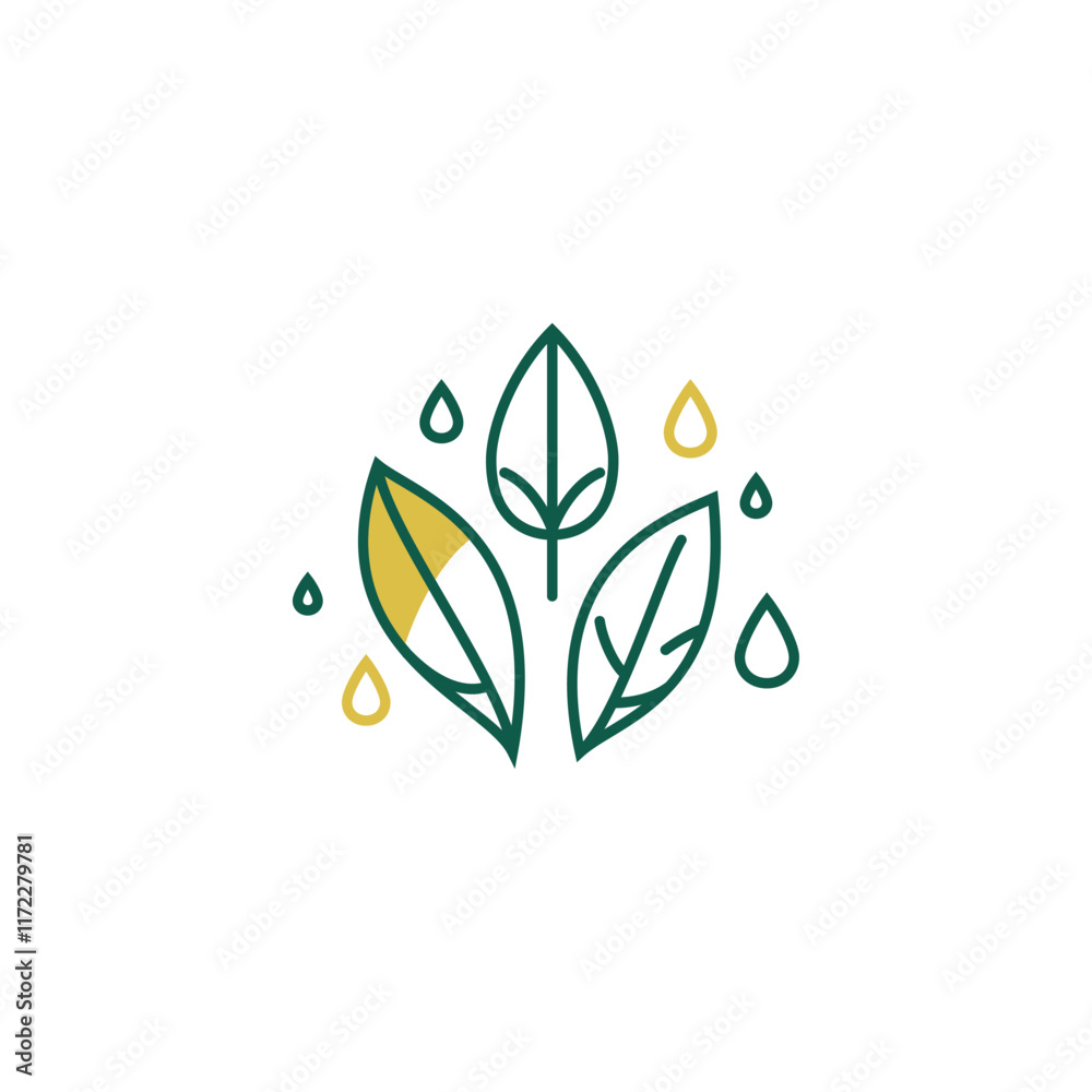 abstract floral design agricultural logo abstract floral design agricultural logo