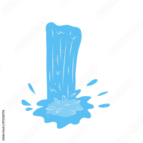 Waterfall vector