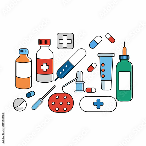 💊 Medical Pills & Capsules Vector – Free SVG & PNG for Pharmacy Designs