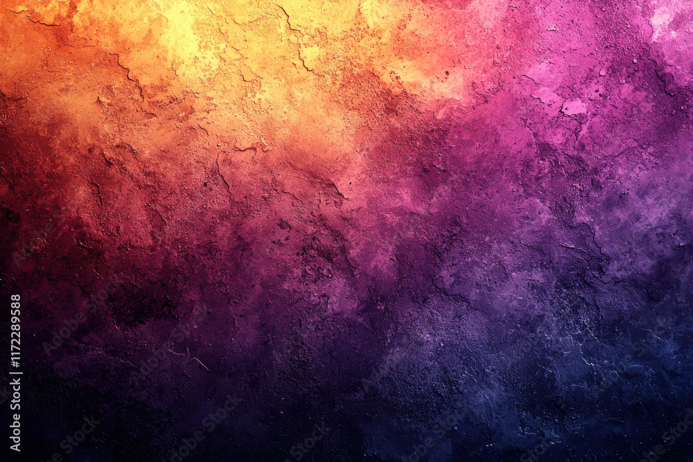 Fototapeta premium Colorful textured stone background with cracks and gradient light effect