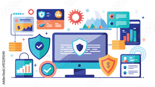 flat icons for web and mobile applications