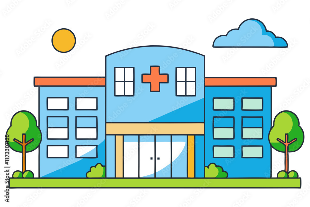 illustration of a building illustration of a building