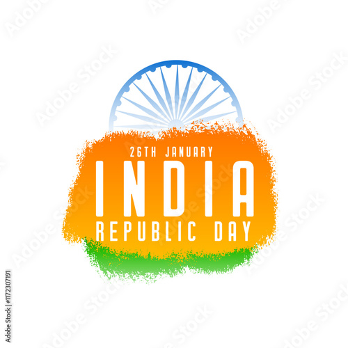 26th january indian republic day background for social media post