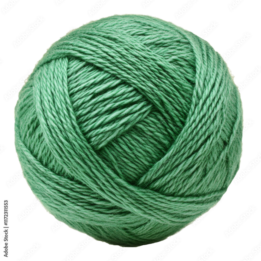 ball of green yarn isolated on white transparent background ball of green yarn isolated on white transparent background