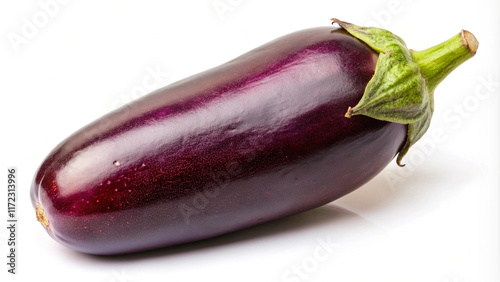 Wallpaper Mural Fresh egg plant on white background isolated Torontodigital.ca