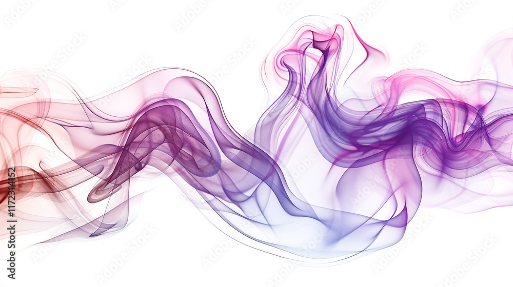 Abstract colorful rainbow smoke isolated on transparent background, PNG Abstract colorful rainbow smoke isolated on transparent background, PNG