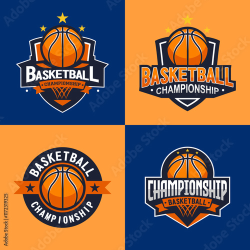 Basketball Logo Vector Art  Icons  and Graphics logo