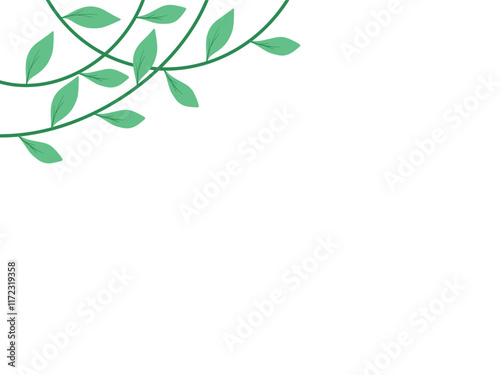 Jungle Vines Plant Leaves Background