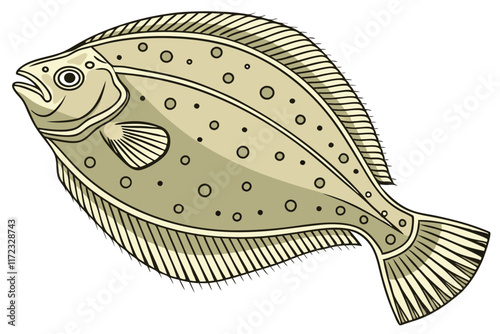 Sanddab white background D