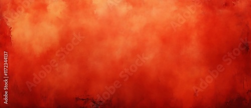 Abstract red and orange smoky texture.