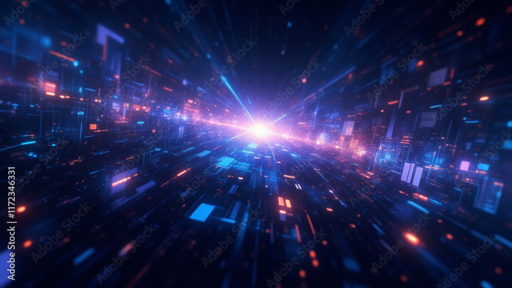 Digital abstract background resonate to futuristric era Digital abstract background resonate to futuristric era
