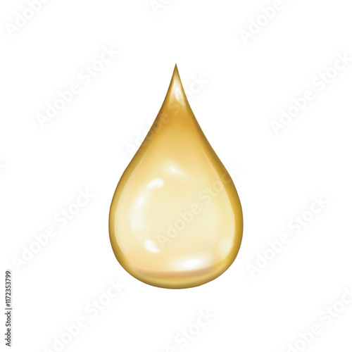 Oil drop illustration vector