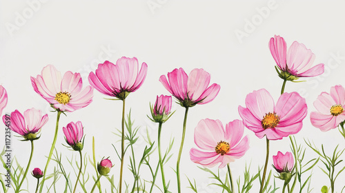 Wallpaper Mural Elegant wedding invitation card background vector. Minimal hand painted watercolor botanical flowers texture template background. Design for wedding, vip cover, poster, rsvp moderncard.Valentine's Day Torontodigital.ca