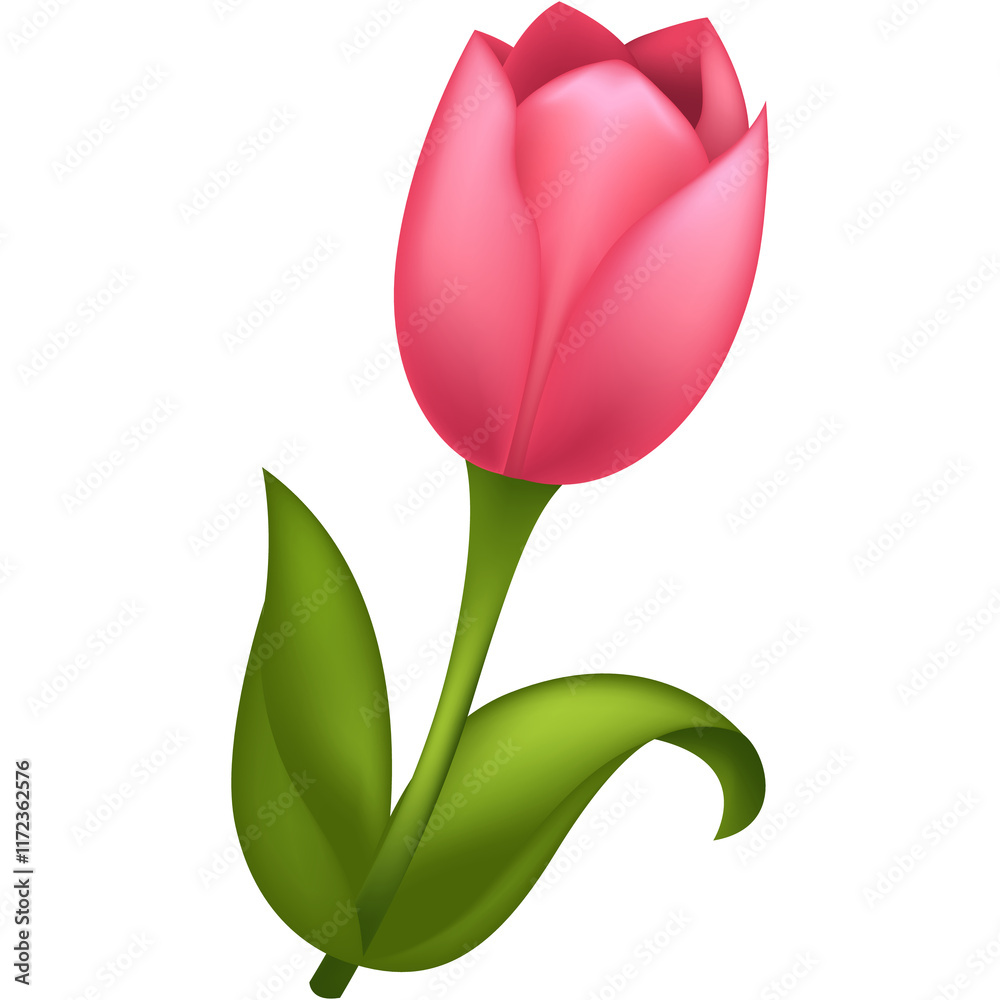 Tulip Flower Illustration for Spring Creations Tulip Flower Illustration for Spring Creations