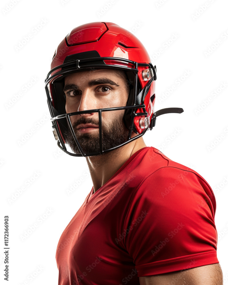 football player in helmet isolated on transparent background football player in helmet isolated on transparent background