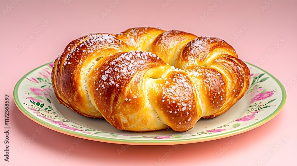 Delicious sweet pastry twists kitchen food photography cozy setting close-up culinary delight Delicious sweet pastry twists kitchen food photography cozy setting close-up culinary delight