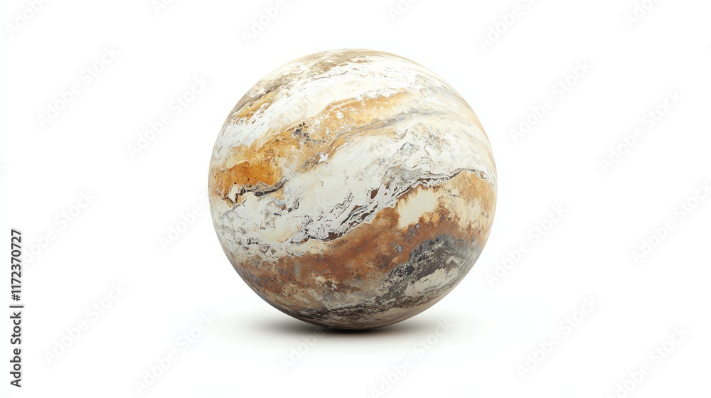 A realistic depiction of a planet's surface with colorful textures and patterns. A realistic depiction of a planet's surface with colorful textures and patterns.