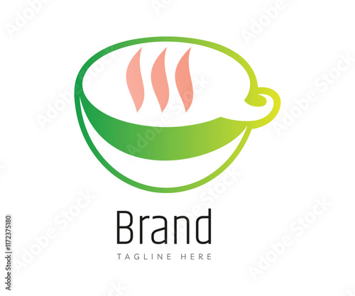 Coffee logo icon design template elements. 