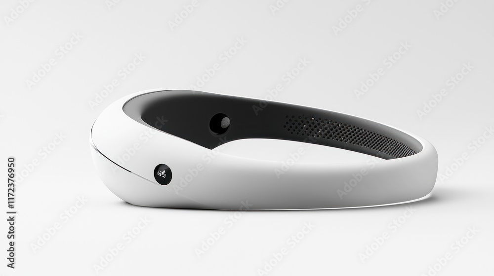 Sleek wearable device designed for augmented reality experiences. Sleek wearable device designed for augmented reality experiences.