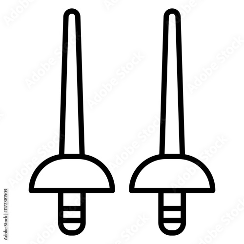 Fencing Piste Icon