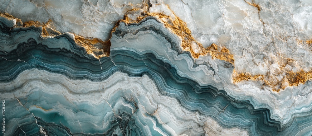 Fototapeta premium Elegant natural marble stone surface showcasing intricate veining patterns perfect for luxurious interior design and architectural projects