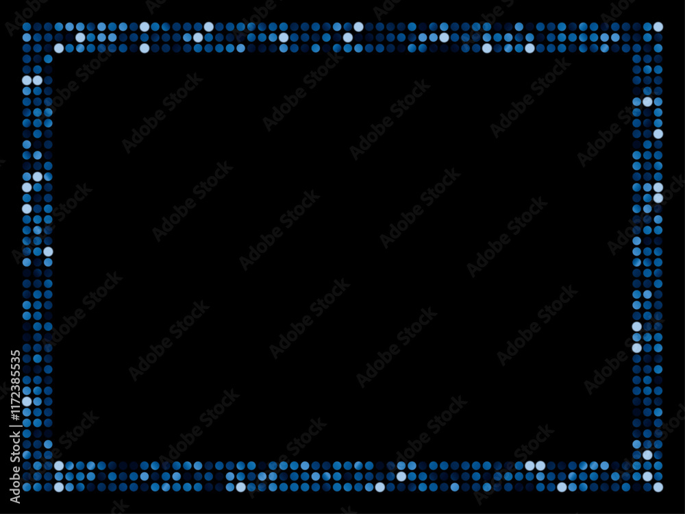 Obraz premium ミラータイルF、15青