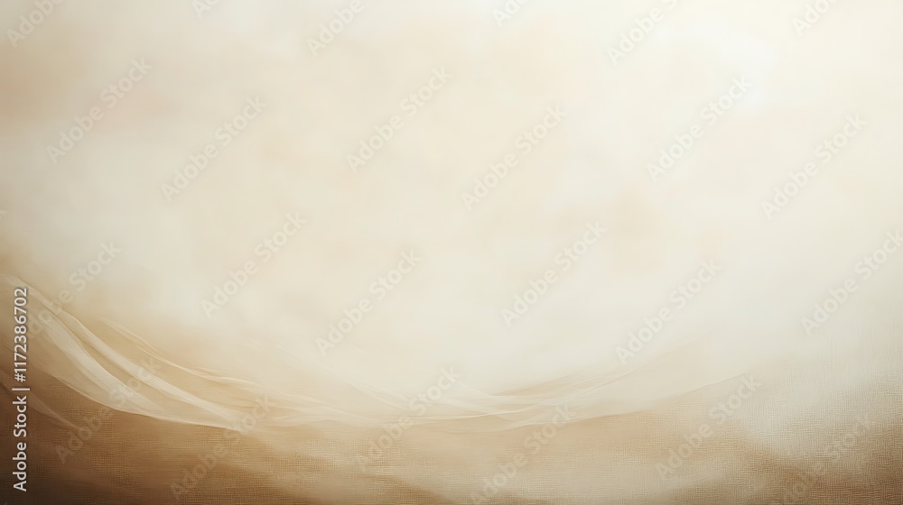 Obraz premium A soft beige canvas with gradients from ivory to sand, natural and calming