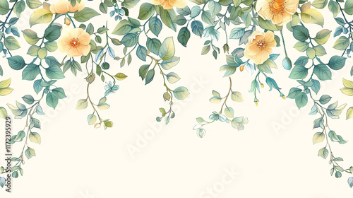 background with flowers