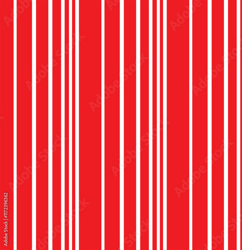 Print Seamless diagonal stripe pattern red and white. Design for wallpaper, fabric, textile. Simple background 