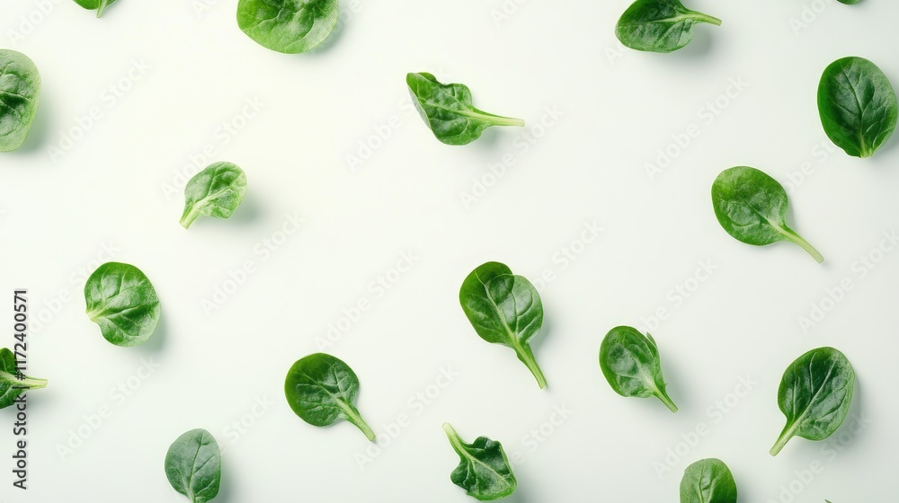 Overhead view of fresh green sprouts arranged symmetrically on a light backdrop showcasing natural food aesthetic and healthy eating concepts Overhead view of fresh green sprouts arranged symmetrically on a light backdrop showcasing natural food aesthetic and healthy eating concepts